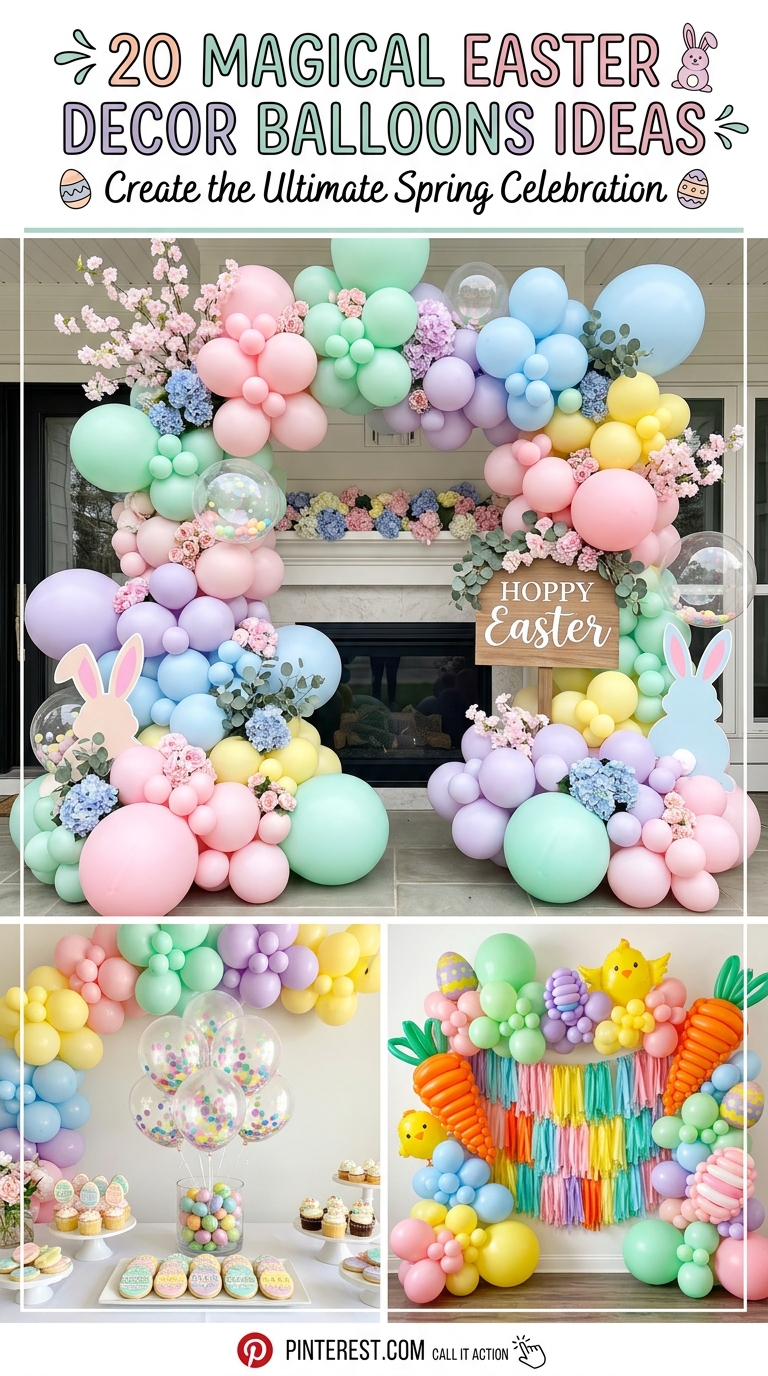 20 Easter Decor Balloons Ideas