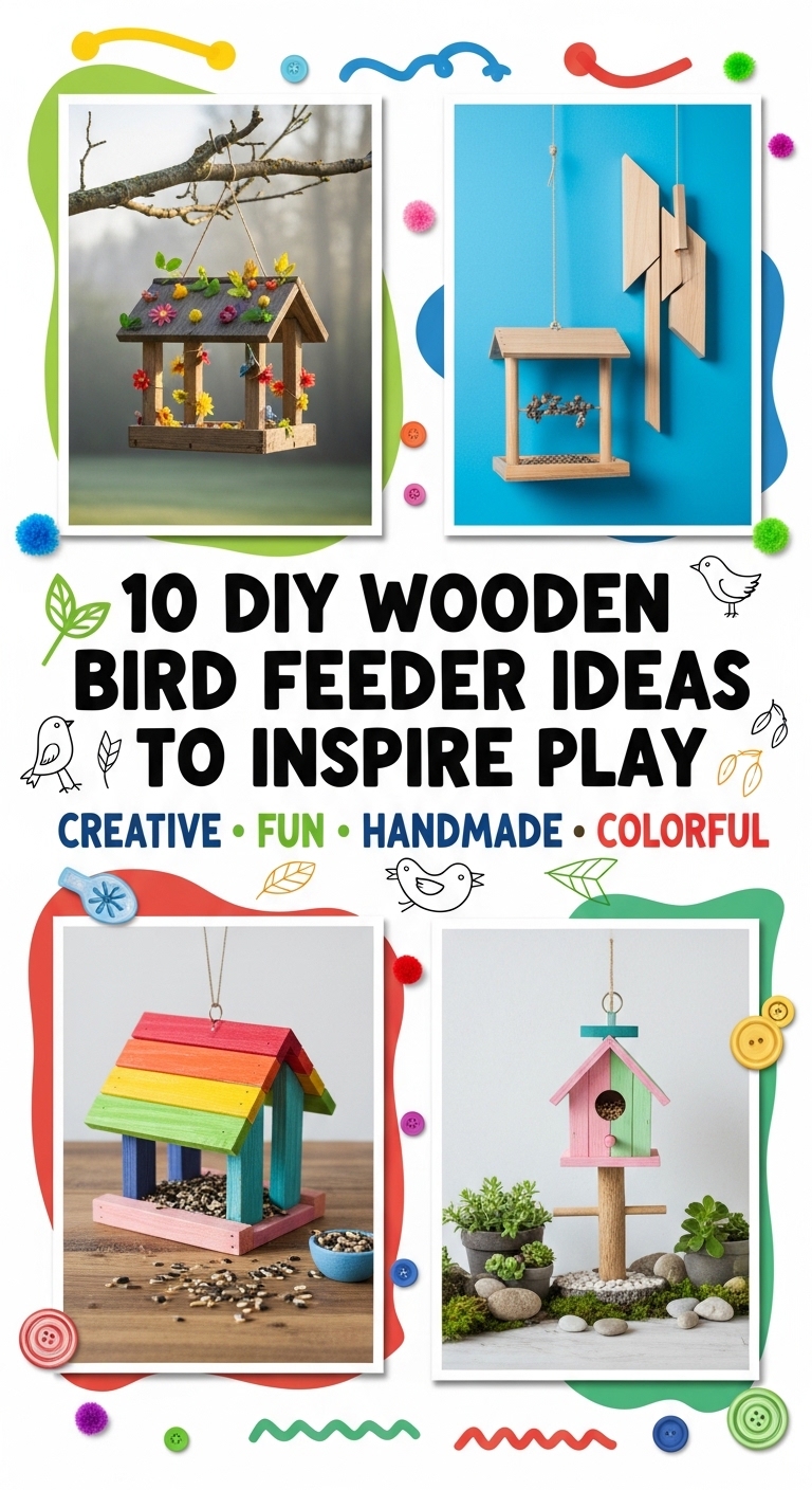 10 DIY Wooden Bird Feeder Ideas to Inspire Play