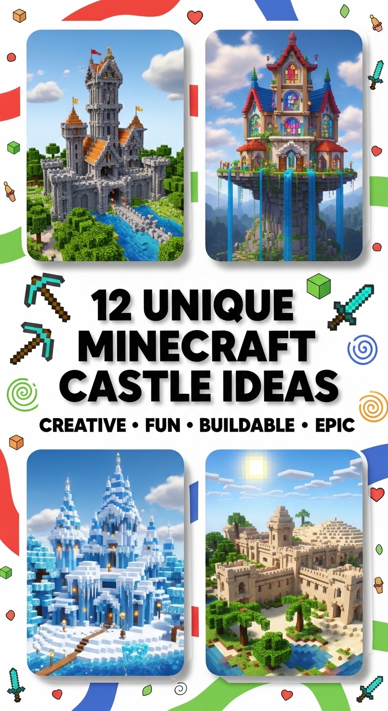 12 Unique Minecraft Castle Ideas