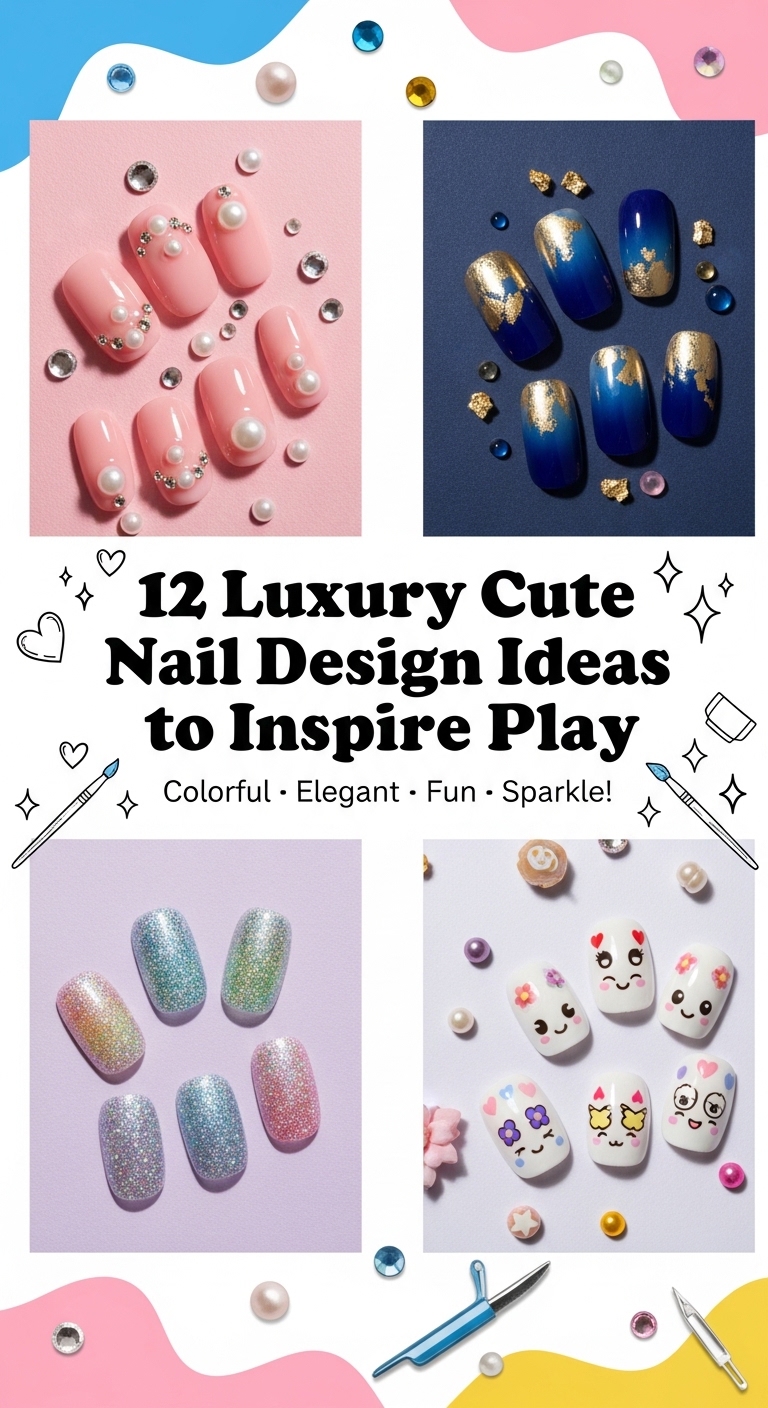 12 Luxury Cute Nail Design Ideas to Inspire Play 12 Luxury Cute Nail Design Ideas to Inspire Play