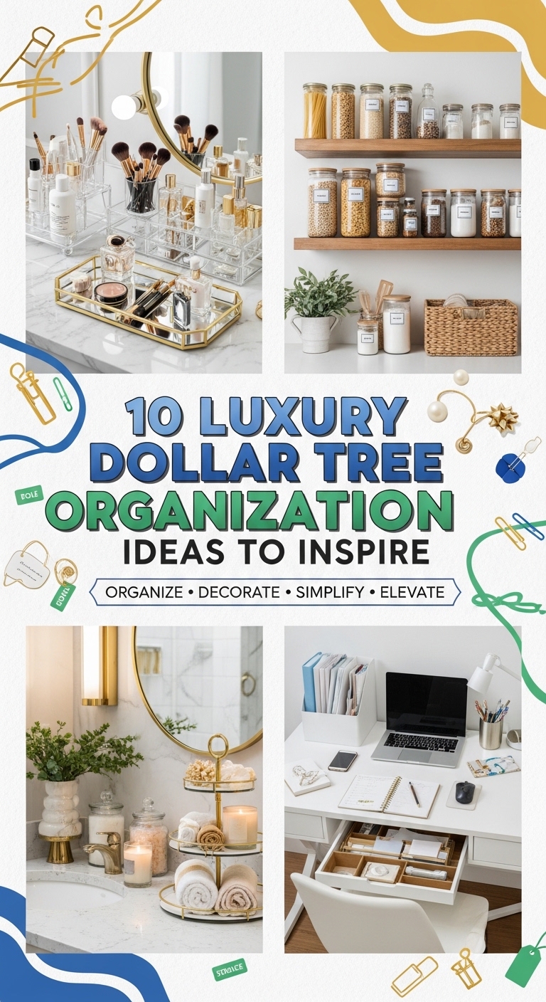 10 Luxury Dollar Tree Organization Ideas to Inspire