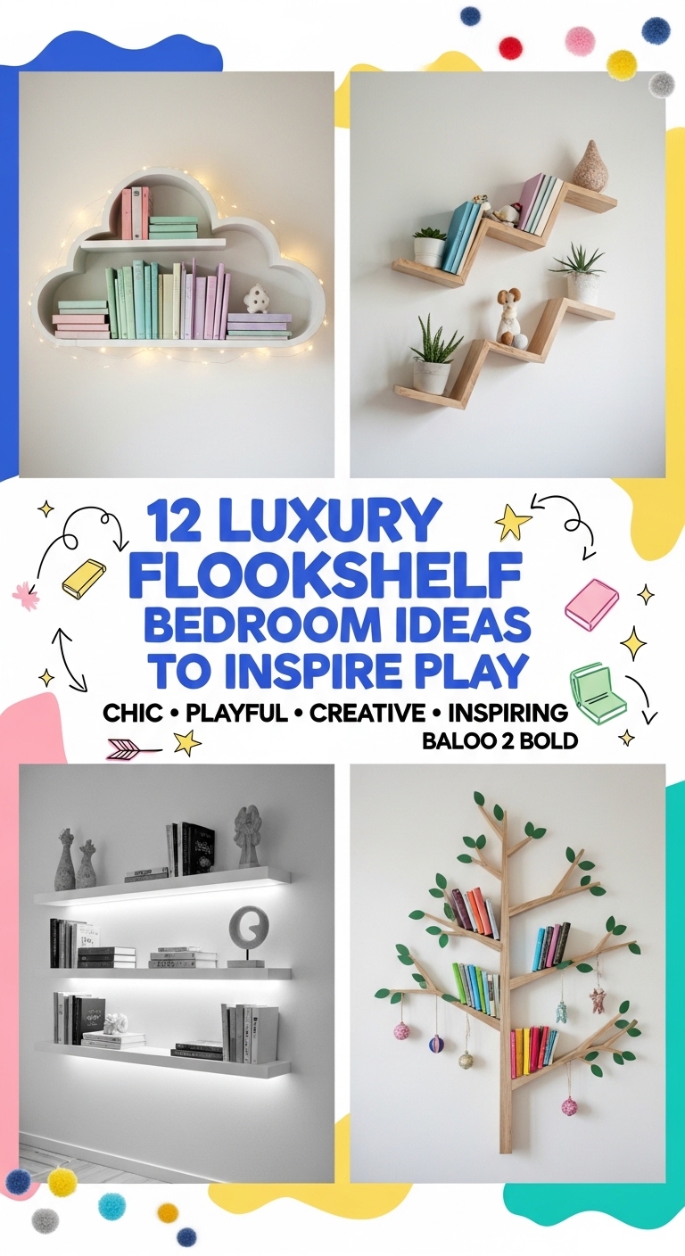 12 Luxury Floating Bookshelf Bedroom Ideas to Inspire Play