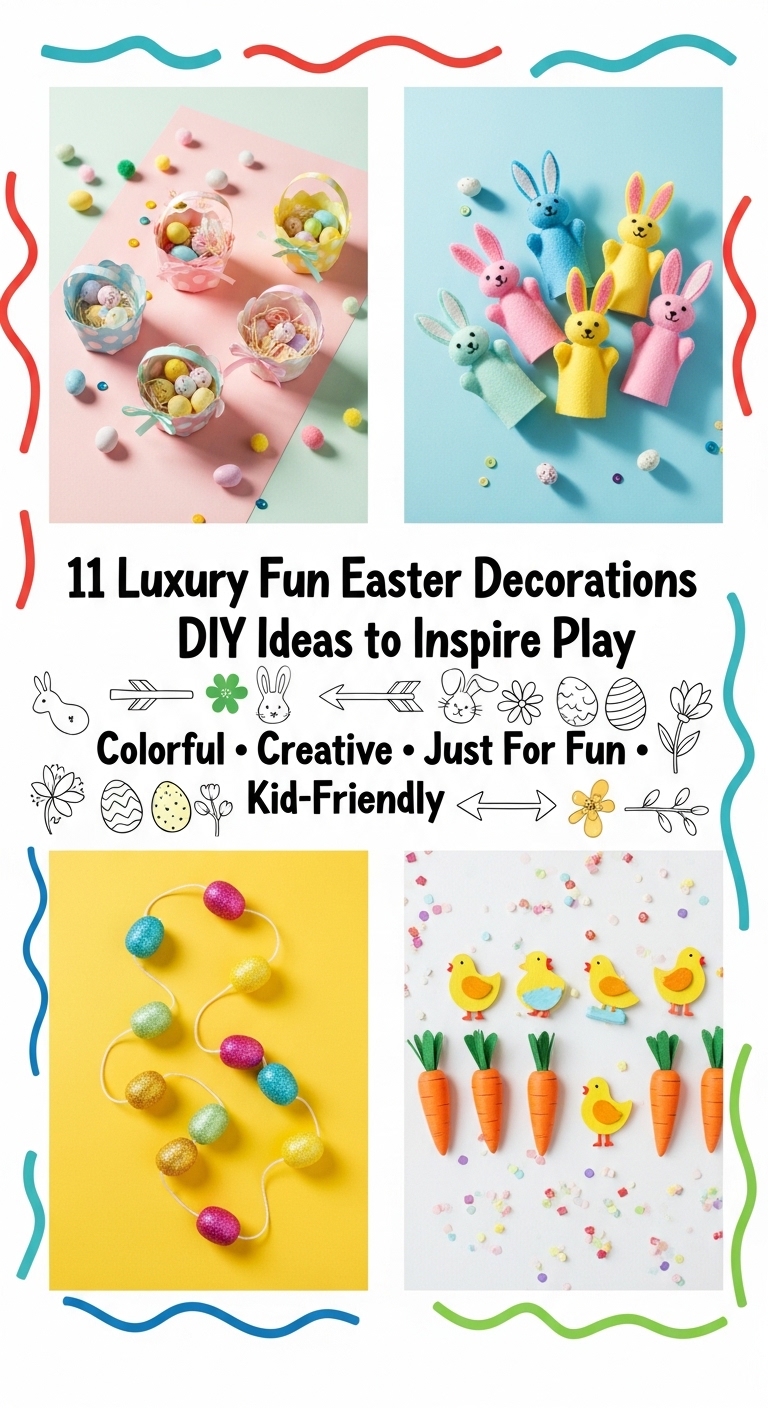 11 Luxury Fun Easter Decorations DIY Kids Ideas to Inspire Play