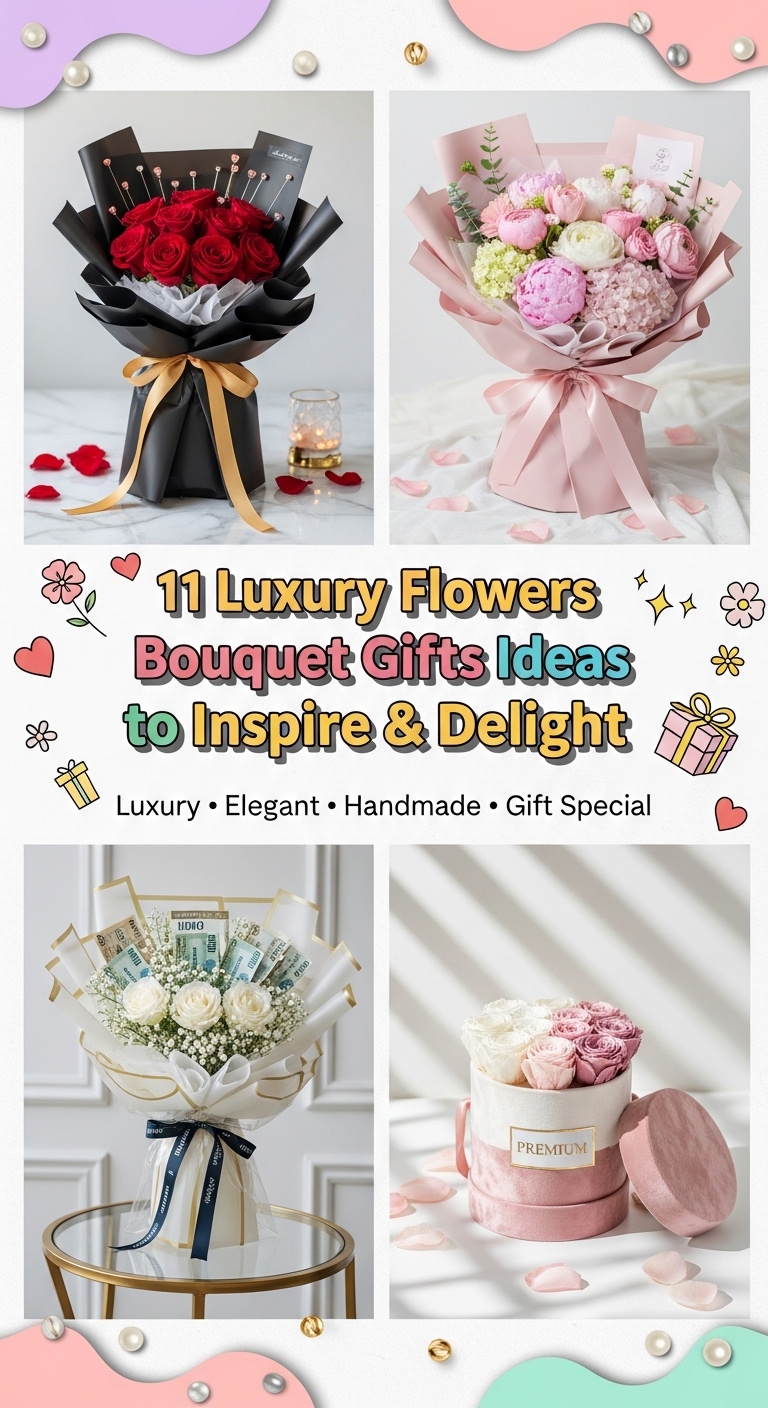 11 Luxury Flowers Bouquet Gifts Ideas to Inspire & Delight