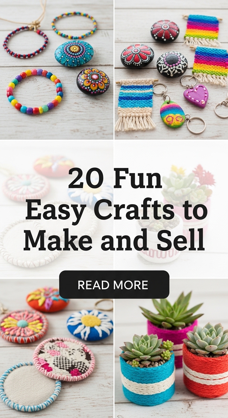 20 Fun Easy Crafts to Make and Sell
