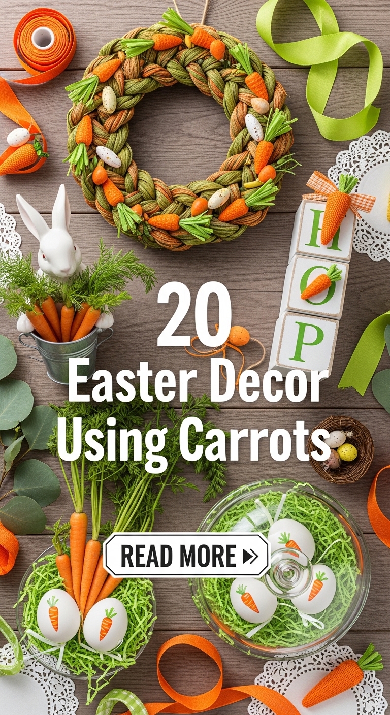 20 Easter Decor Using Carrots 20 Easter Decor Using Carrots