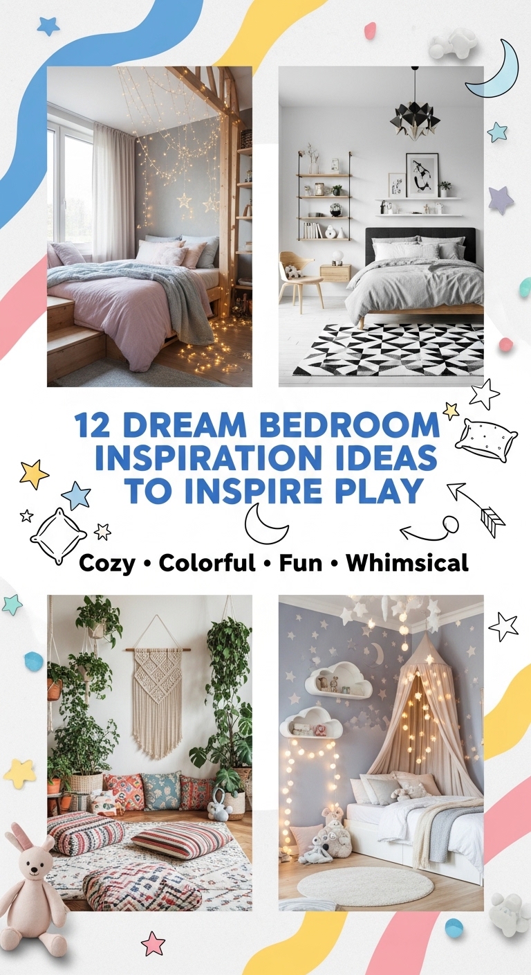 12 Dream Bedroom Inspiration Ideas to Inspire Play