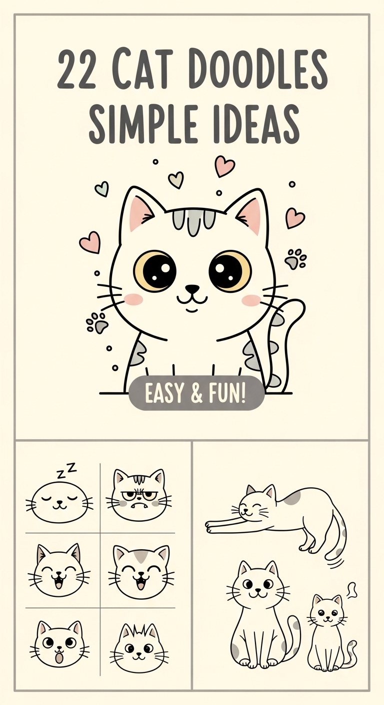 22 Cat Doodles Simple Ideas