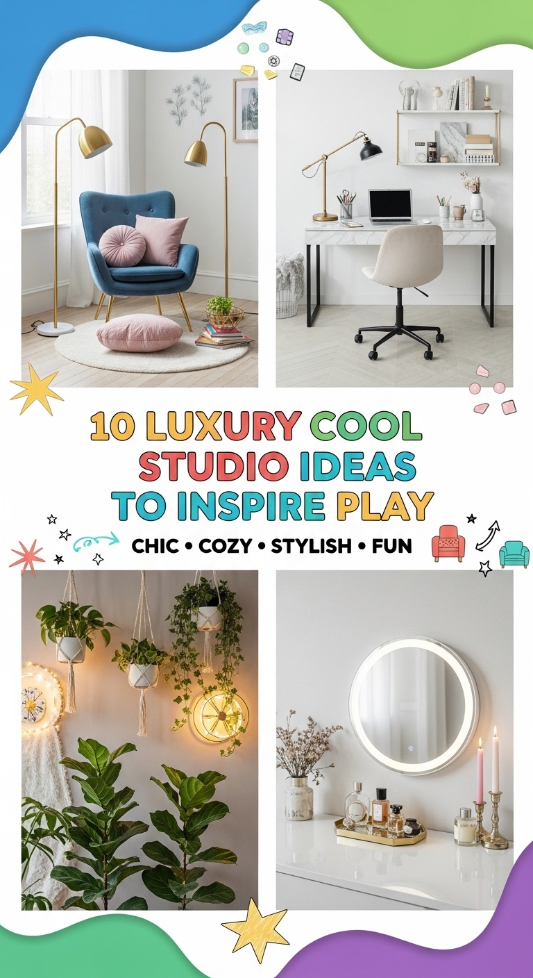 10 Luxury Cool Deco Studio Ideas to Inspire Play