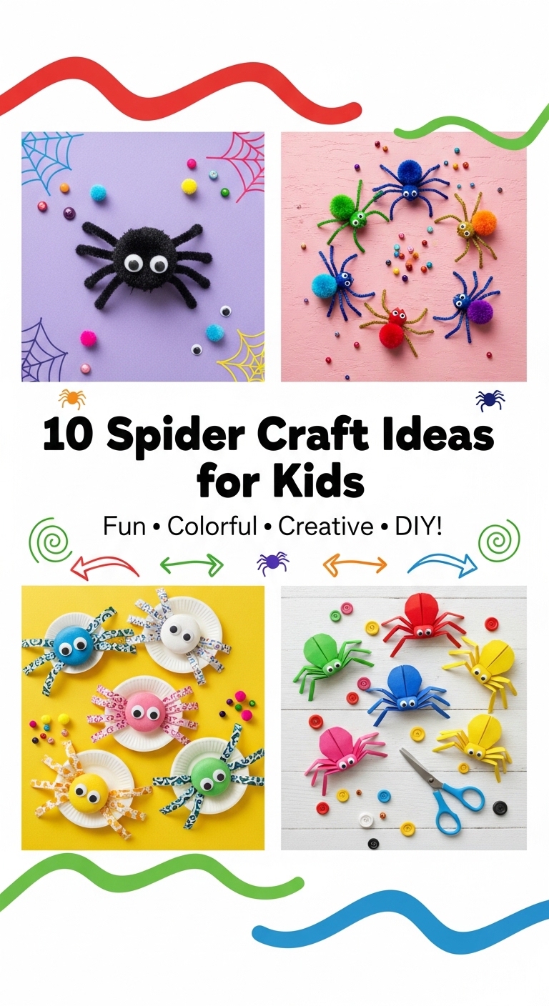 10 Spider Craft Ideas for Kids