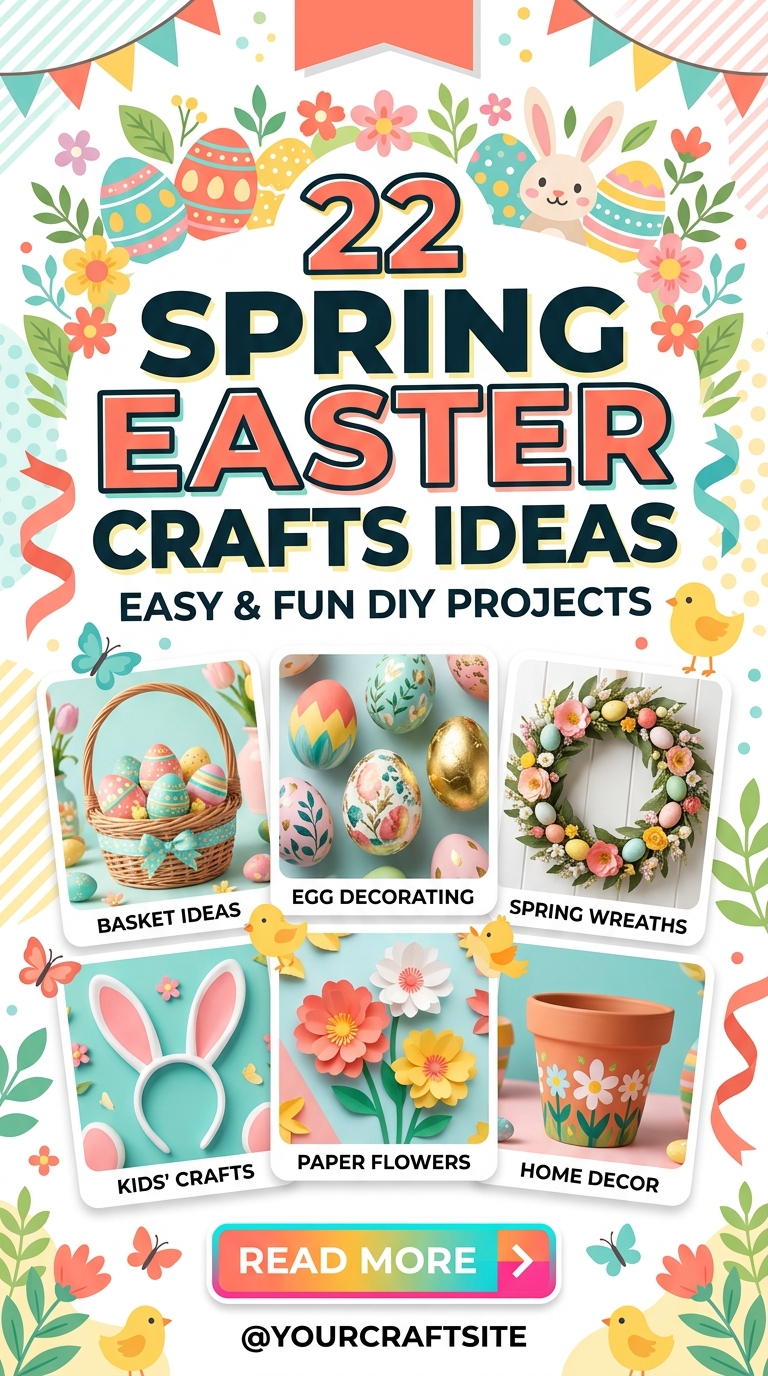 22 Spring Easter Crafts Ideas