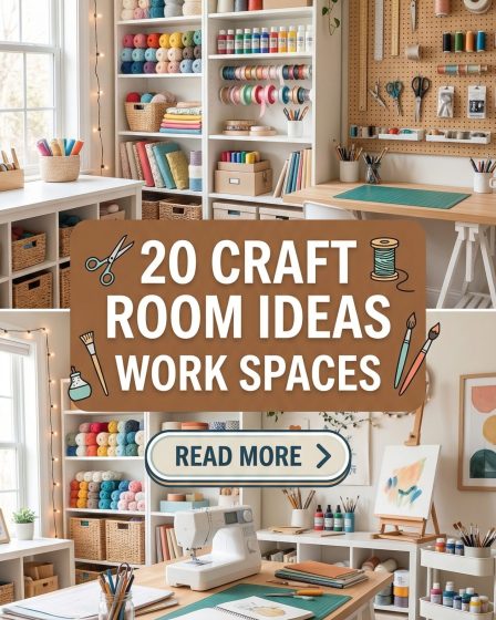 20 Craft Room Ideas Work Spaces