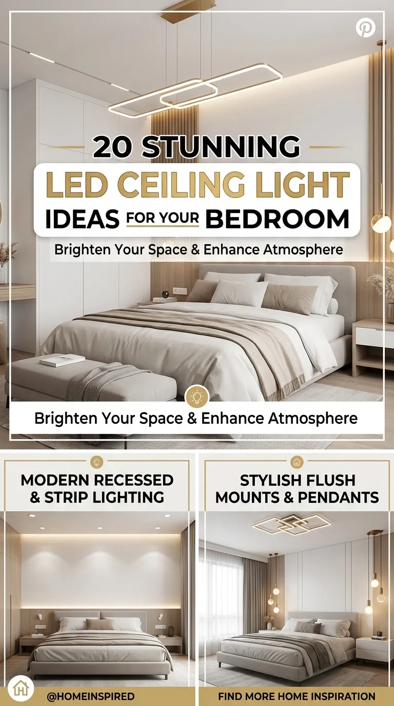 20 LED Ceiling Lights Bedroom