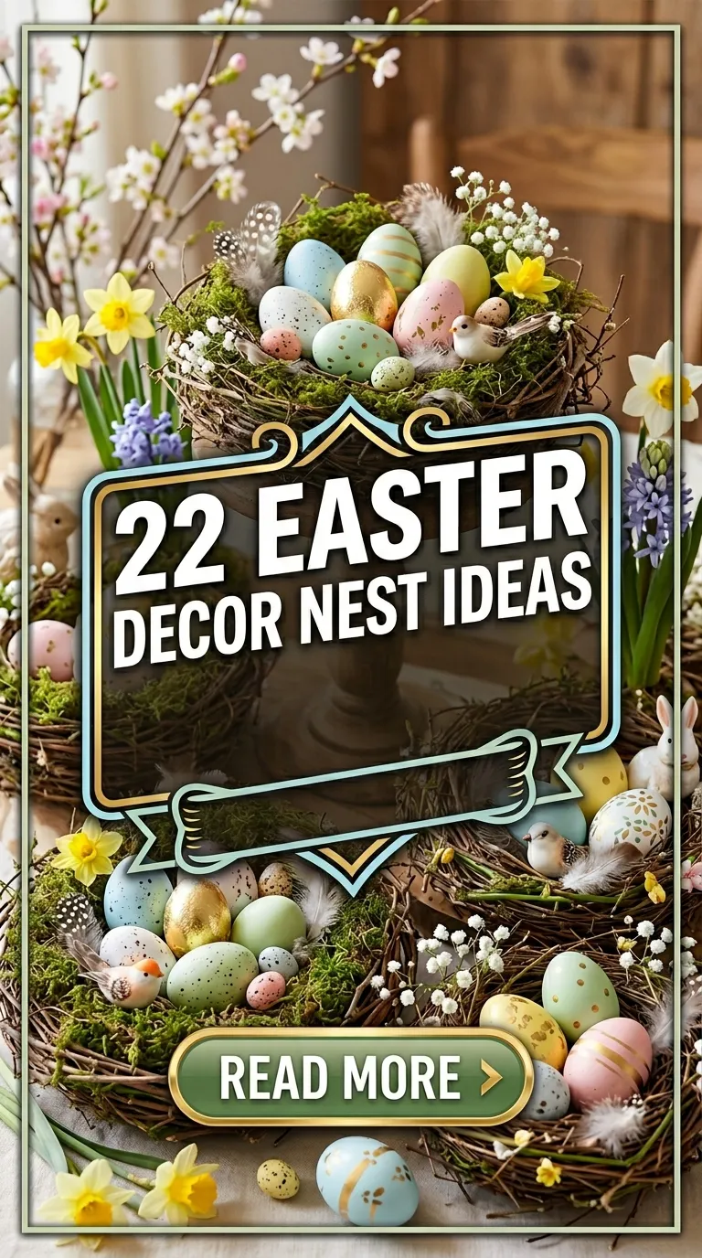 22 Easter Decor Nest Ideas