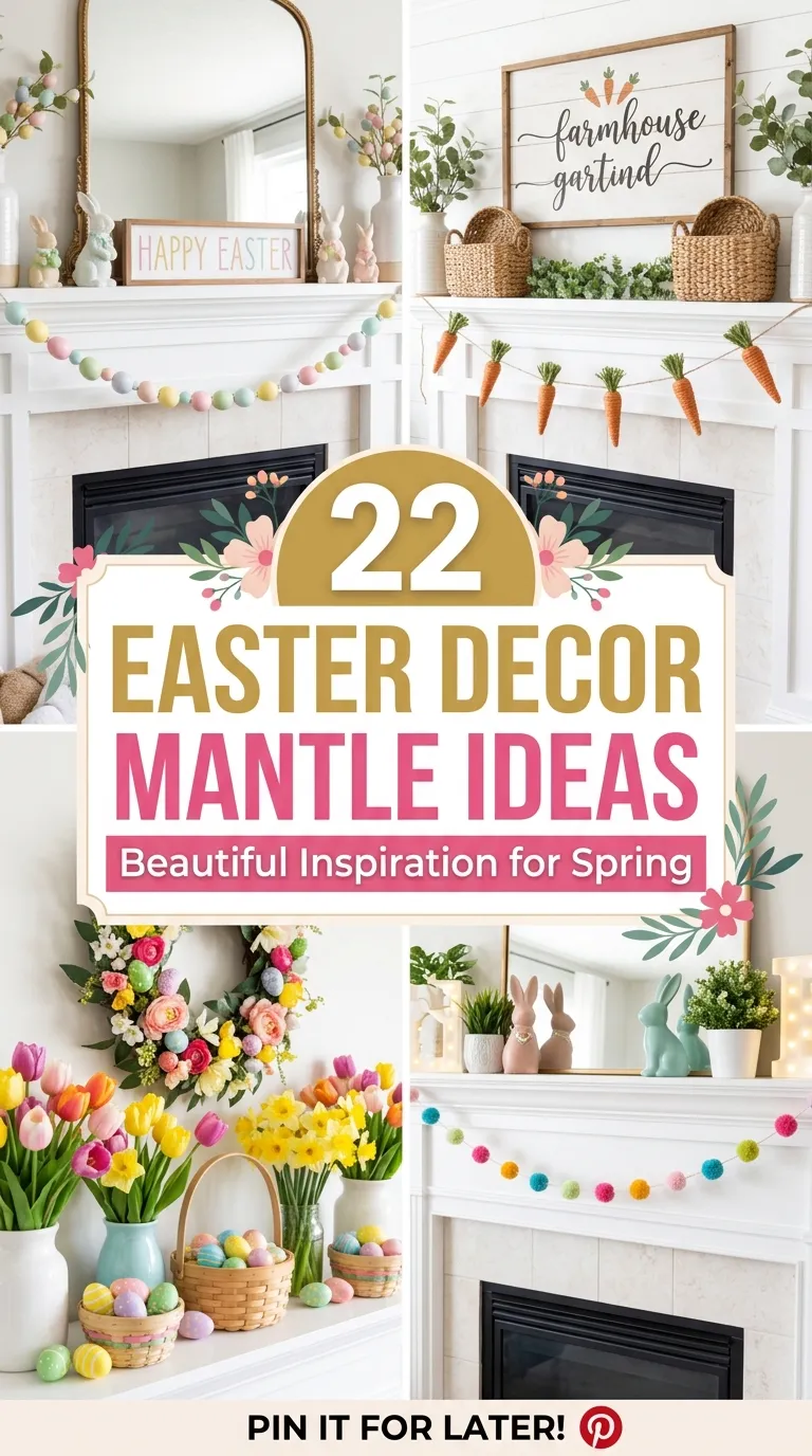 22 Easter Decor Mantle Ideas