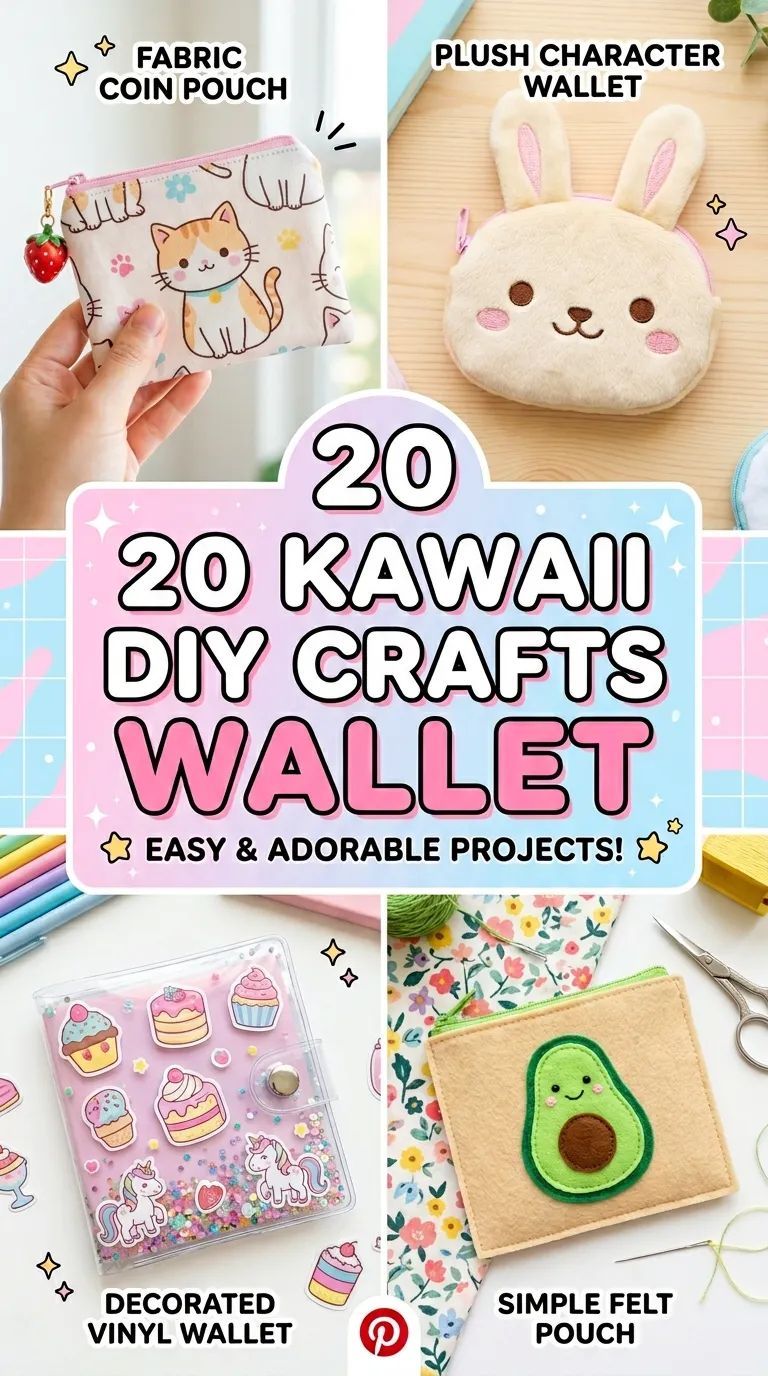 20 Kawaii DIY Crafts Wallet