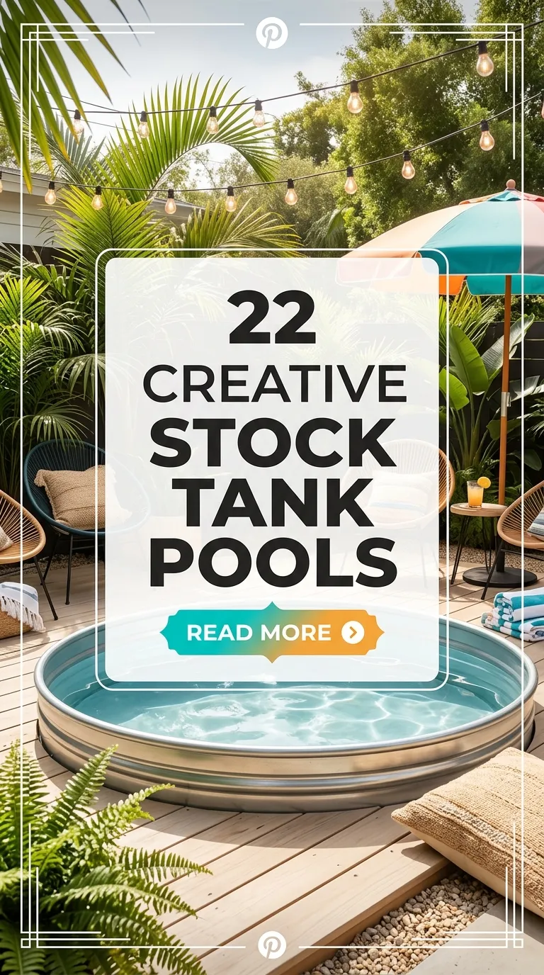 22 Creative Stock Tank Pool