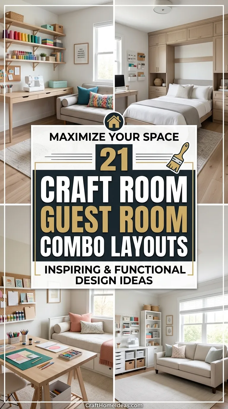 21 Craft Room Guest Room Combo Layouts
