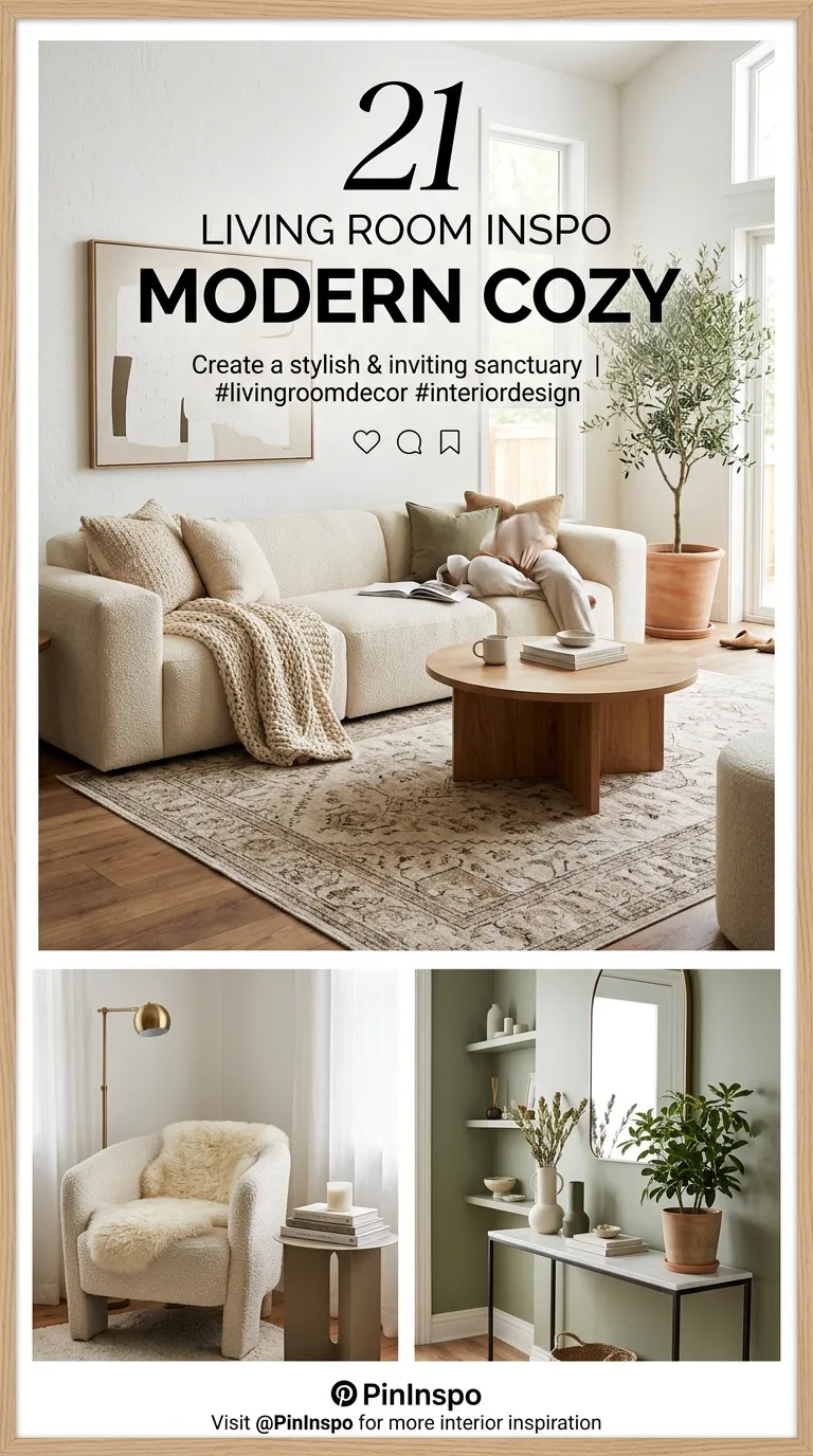 21 Living Room Inspo Modern Cozy