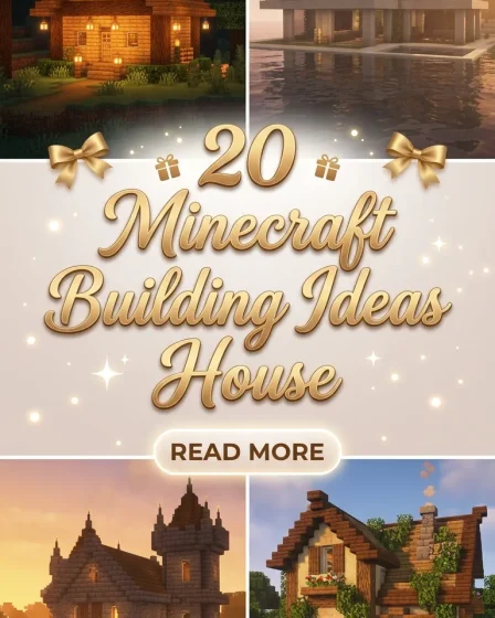20 Minecraft Building Ideas House 20 Minecraft Building Ideas House