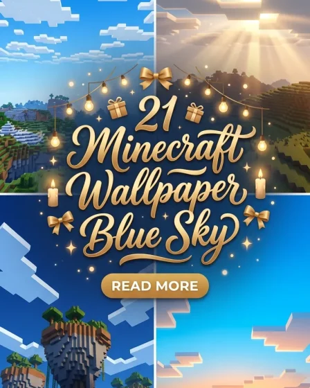 21 Minecraft Wallpaper Blue Sky