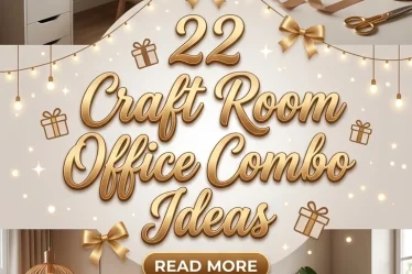 22 Craft Room Office Combo Ideas