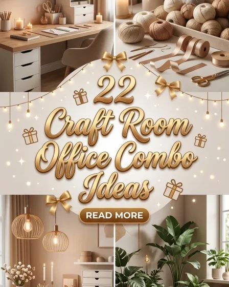 22 Craft Room Office Combo Ideas