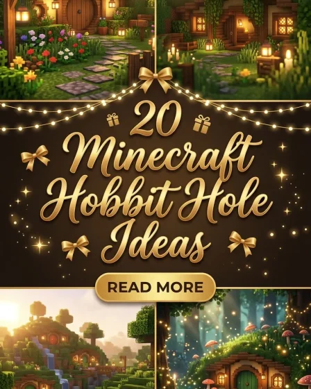 20 Minecraft Hobbit Hole Ideas