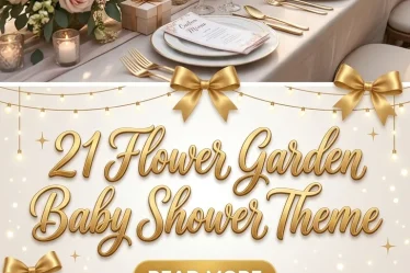 21 Flower Garden Baby Shower Theme