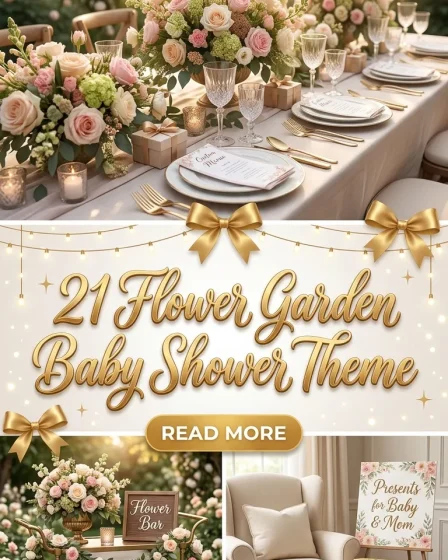 21 Flower Garden Baby Shower Theme 21 Flower Garden Baby Shower Theme