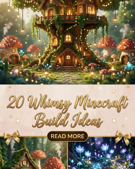 20 Whimsy Minecraft Build Ideas