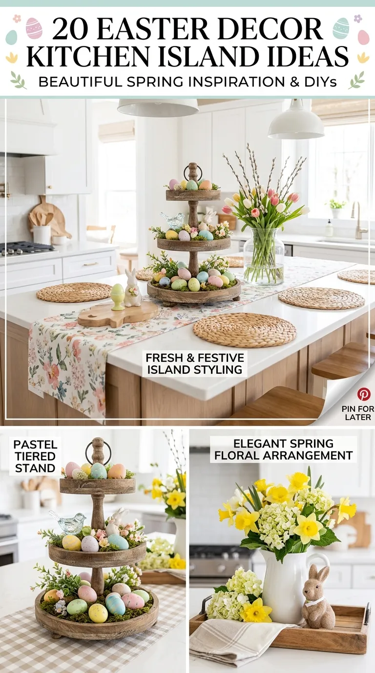 20 Easter Decor Kitchen Island