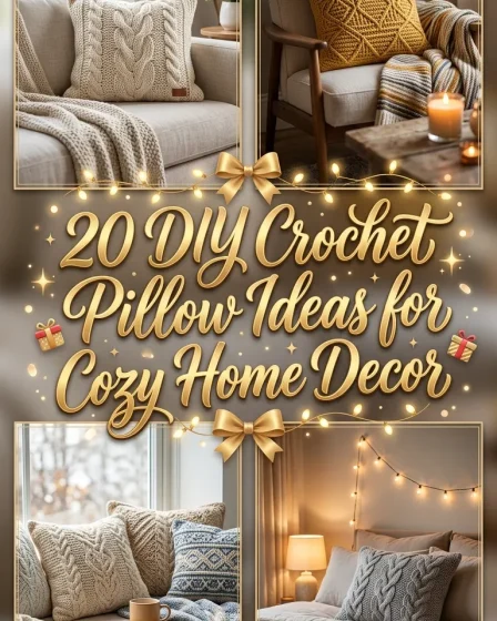 20 DIY Crochet Pillow Ideas for Cozy Home Decor 20 DIY Crochet Pillow Ideas for Cozy Home Decor