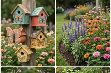 20 DIY Butterfly Garden Projects