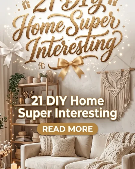21 DIY Home Super Interesting