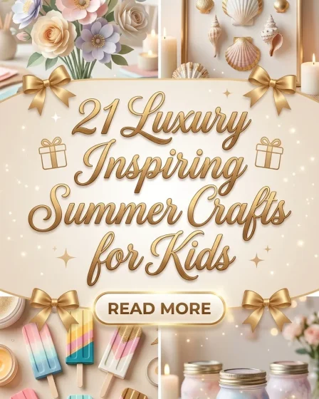 21 Luxury Inspiring Summer Crafts for Kids