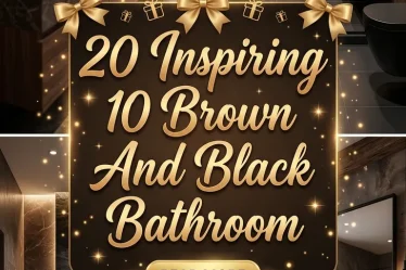20 Inspiring 10 Brown And Black Bathroom