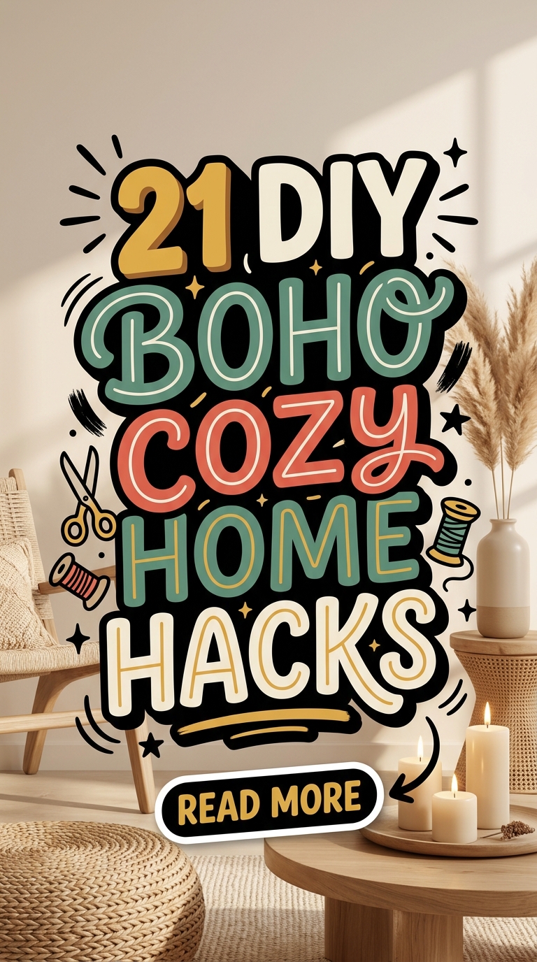 21 DIY Boho Cozy Home Hacks 21 DIY Boho Cozy Home Hacks