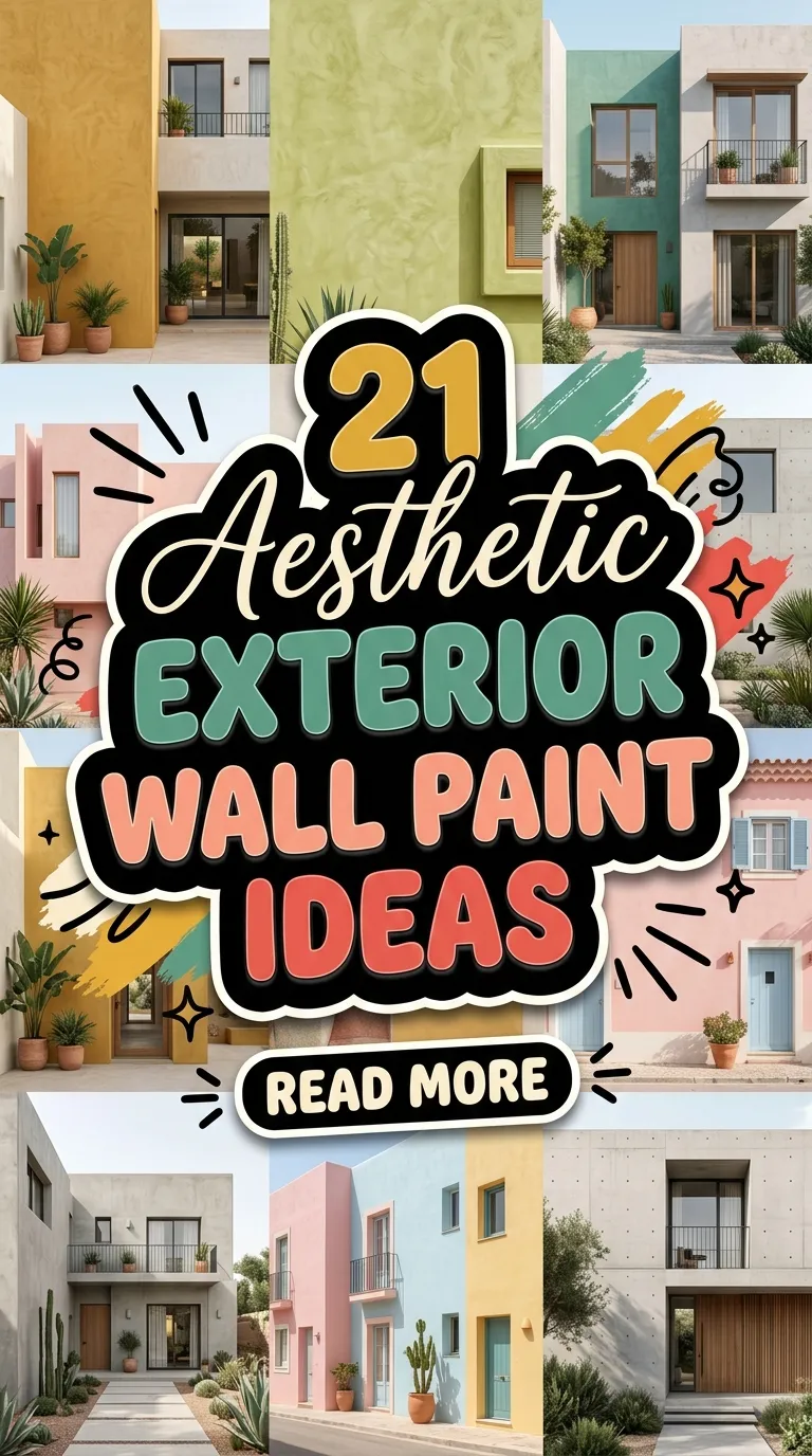 21 Aesthetic Exterior Wall Paint Ideas 21 Aesthetic Exterior Wall Paint Ideas