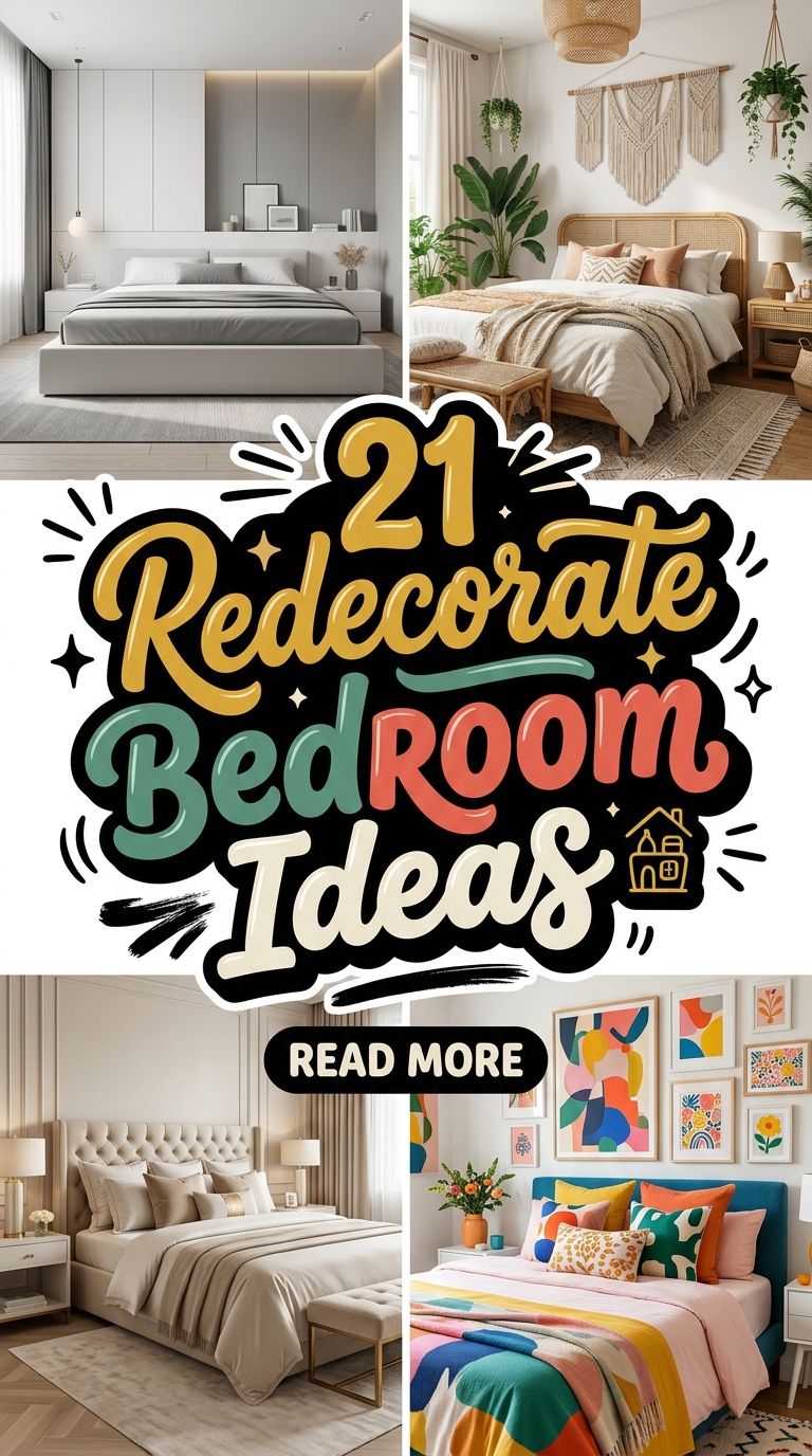21 Redecorate Bedroom Ideas