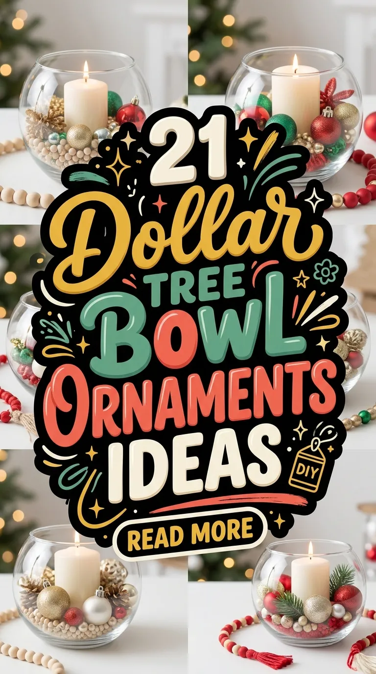 21 Dollar Tree Bowl Ornaments Ideas