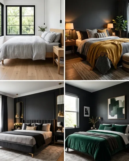 20 Bedrooms Interior Design Black