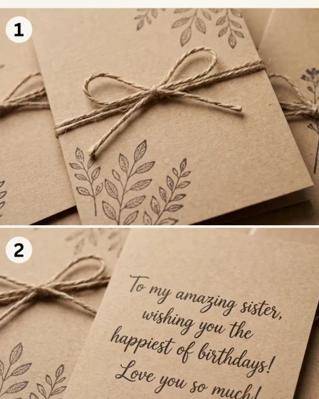 20 Aesthetic Birthday Cards Handmade Sister